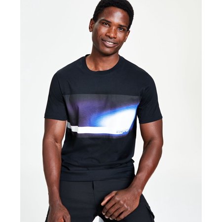 HUGO Mens Doform Cotton Graphic Sh Black B4HP (Regular,XL)