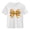White, variant on Juslio Girls Bow Shirts Breathable Crew Neck Casual, Short Sleeved Tops Comfortable T Shirts Sizes 2-18