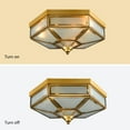 thumbnail image 6 of Tiffany Style Handmade Glass Chandelier Ceiling Light LED Lamp, 18 inch Vintage Glass Ceiling Lights Tiffany Lamp Hanging Lamp Home Decor, 6 of 7