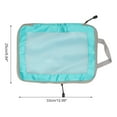 thumbnail image 2 of Unique Bargains 1 Pc Mesh Packing Cube for Luggage 9.84"x4.72"x12.99" Sky Blue, 2 of 6
