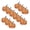 Orange, variant on Yihuala 12Pcs Artificial Pumpkins Realistic Pumpkins for Christmas Thanksgiving Party Holiday Wedding Decorations