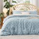 thumbnail image 1 of Juego de edredón Bedsure Queen Dusty Blue con 2 fundas de almohada, 1 of 7