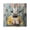 Black, variant on Square Clock Gold Clock 7.78 *7.78 Inch Decorative Clock Creative Clock Dual-Purpose Clock Wall Clock Clock Decorate Your Space Easter Suit Rabbit