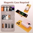 thumbnail image 6 of Magnetic Portable Charger, Ultra-Light 10000mAh 22.5W Power Bank, USB-C In & Out Fast Charging, Wireless Powerbank Compatible with iPhone 17/16/15/14 Samsung S22/S21 iPad etc (Pink), 6 of 11