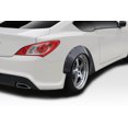 thumbnail image 2 of Universal Duraflex Slider V2 4.7" Fender Flares - 2 piece, 2 of 8