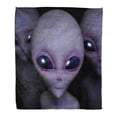 thumbnail image 1 of ASHLEIGH 50x60 inch Super Soft Throw Blanket Gray Roswell Aliens Green Extraterrestrial Paranormal Home Decorative Flannel Velvet Plush Blanket, 1 of 1