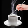 thumbnail image 4 of Cuillère à Café, Cuillère Ronde pour Cocktails et Café avec Manche Premium Ti Cuillère à Café Manche Premium et Cuillère à Crème et Cocktails et Café Glacé Manche Ti, 4 of 5