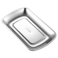 thumbnail image 3 of Shisuyan Stainless Steel Plate Large Serving Platter Food Storage Tray For Family Restaurant Hotel Easy Clean, 3 of 8