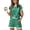 Green, variant on Womens Halloween 2 Piece Sets Skull Bat Crew Neck Horror Tops Matching Pumpkin Ghost Pleated Funny Shorts, S