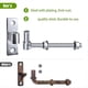 thumbnail image 5 of Bisagras Puerta para Cerca Madera Alta Resistencia, Bisagra Puerta con Perno en J para Cerca Madera, Bisagra Soldada Acero para Puerta Granja, Paquete 2 6 Pulgadas, 5 of 5