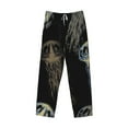 thumbnail image 4 of Bingfone Jellyfish Mens All Over Print Sleep Pajama Pants-Small, 4 of 9
