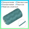 thumbnail image 3 of Uxcell Nylon String Cord 1.5mm x 218 Yards Rope Braided Thread Beading Cord for Jewelry Making Supplies Pure Green, 3 of 7