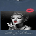 thumbnail image 3 of Marilyn Monroe - Pop Culture Icon - Red Lipstick - Juniors Fitted Graphic T-Shirt, 3 of 5
