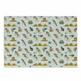 thumbnail image 1 of Travel Cutting Board, Egyptian Themed Mythological Signs Pyramids and Repetitive Pattern, Decorative Tempered Glass Cutting and Serving Board, in 3 Sizes, by Ambesonne, 1 of 2