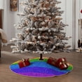 thumbnail image 6 of Bingfone Christmas Tree Skirt Mat Christmas Decoration Interior 36"-Colorful Glitter Rainbow, 6 of 8