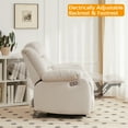 thumbnail image 6 of Hybition Power Recliner Chair Fabric Living Room Chair Beige, 6 of 9
