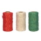 thumbnail image 2 of Gift Twine String, Lightweight Each 328ft Length Christmas String Cuttable 3 Roll For Thanksgiving ANGGREK Otros, 2 of 8