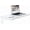 White, variant on Wall Mounted Folding Table for Small Spaces, Floating Desk, Maple | Heavy-duty Brackets, 22 x 15.7 inch, Space-saving, Use as Home Office Desk, Dining Table, Laundry Shelf, or Balcony Table