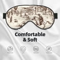 thumbnail image 3 of PAYOHTO Wild West Desert Cowboy Soft Sleep Mask Comfort Pure Silk Eye Cover for Travel Office Camping, 3 of 7