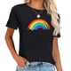 thumbnail image 1 of Camiseta Retro de Arcoíris para Mujer - Orgullo LGBTQ+, 1 of 5