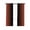 Orange, variant on Dark Orange Black Ombre Blackout Curtains 39 Inches Long for Bedroom, Modern Gradient Abstract Art Thermal Insulated Room Darkening Black Out Window Curtain Panels Grommet Drapes for Living Room
