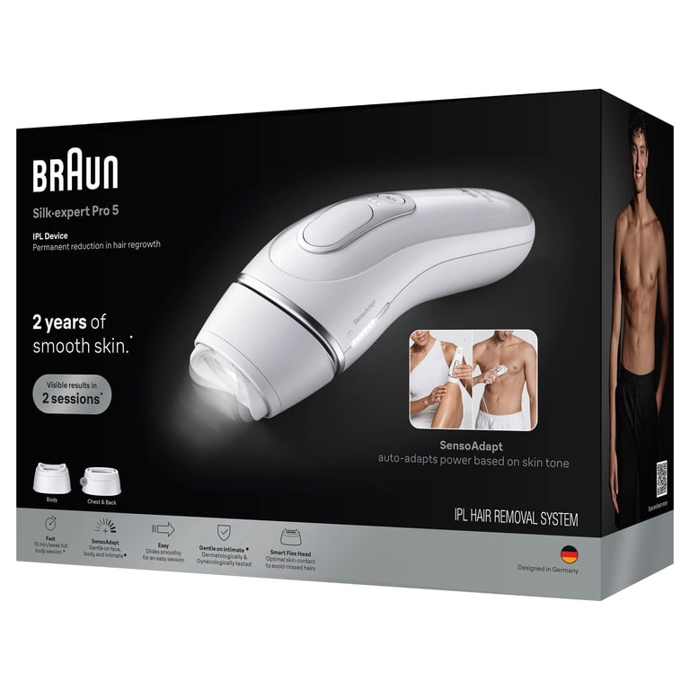 Free Shipping! Braun Silk Expert Pro 5 IPL Hair Removal for Women