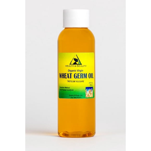 Wheat germ oil unrefined organic carrier cold pressed virgin raw pure 2 oz