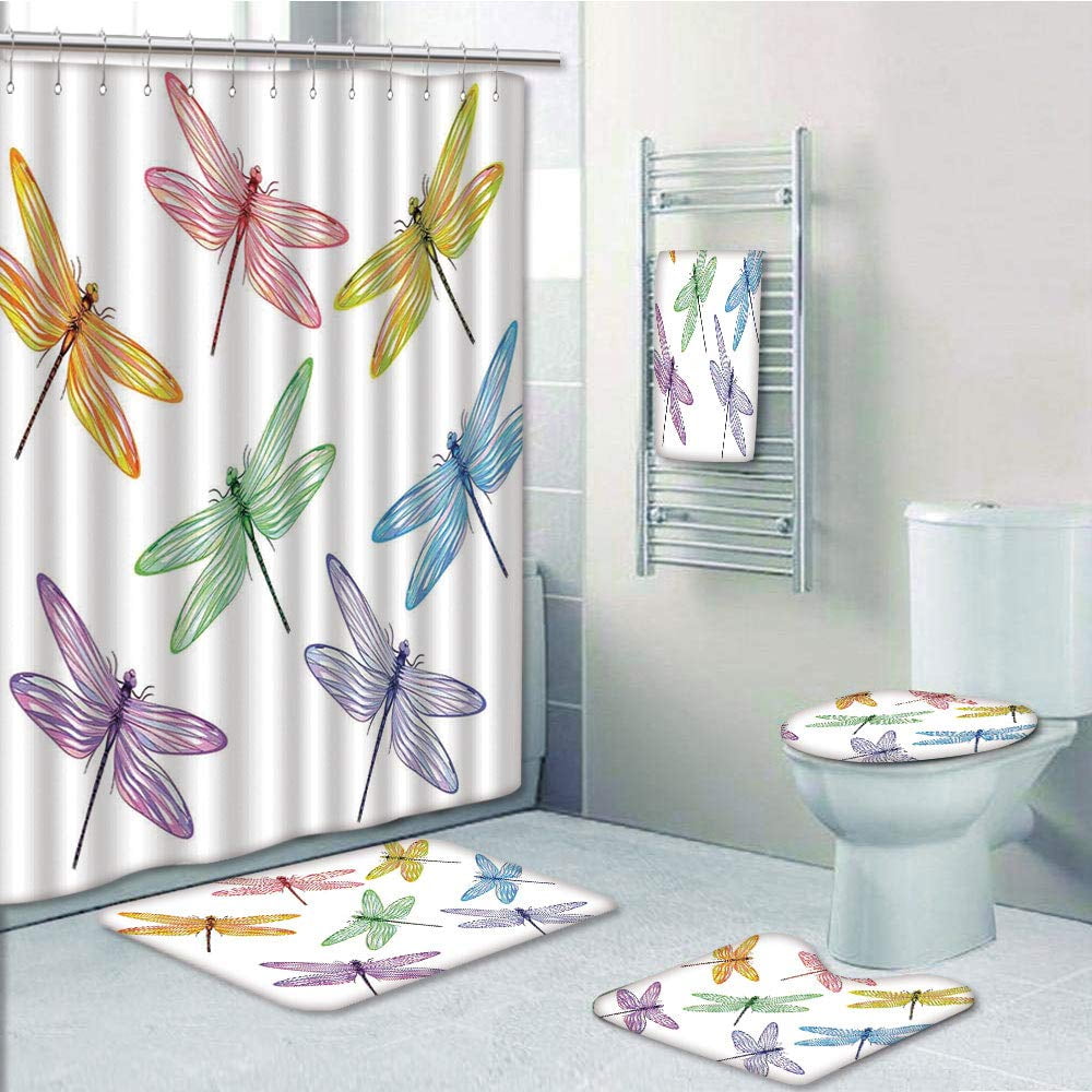 PRTAU Dragonfly Group of Dragonflies with Colored Patches Elongated