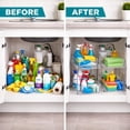 thumbnail image 2 of Sorbus 2-Pack 2-Tier Pull-Out Storage Drawers for Bathroom, Kitchen & Utility Organization, 2 of 4