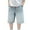 Light Blue, variant on XIMIN Boys Baggy Regular Fit Jean Shorts Kids Y2K Elastic Waisted Wide Leg Jorts Casual Loose Fit Hip Hop Stylish Baggy Short Denim Shorts with Pockets (4-5 Years, Light Blue)