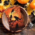 thumbnail image 2 of DAZLUTE 100 PCS Halloween Paper Napkins, 3 Ply Disposable Guest Towels. Black Scary Crow Napkins Party Supplies Halloween Decoration, 2 of 6