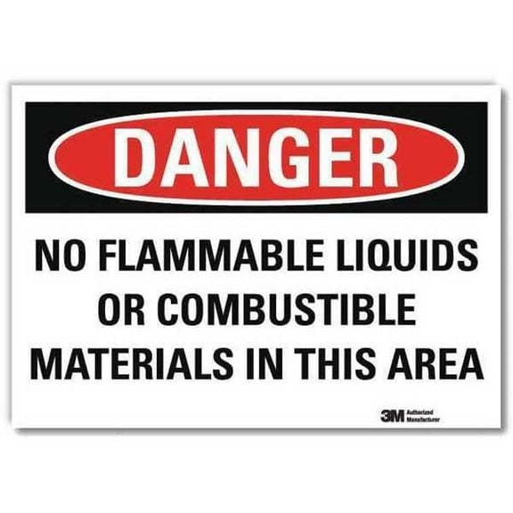 Lyle Danger Sign,10inx14in,Reflctv Sheeting U3-1820-RD_14X10