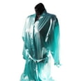thumbnail image 2 of womens short kimono solid satin lounge robe, bride & bridesmaid robes - lightweight bathrobes, 2 of 7