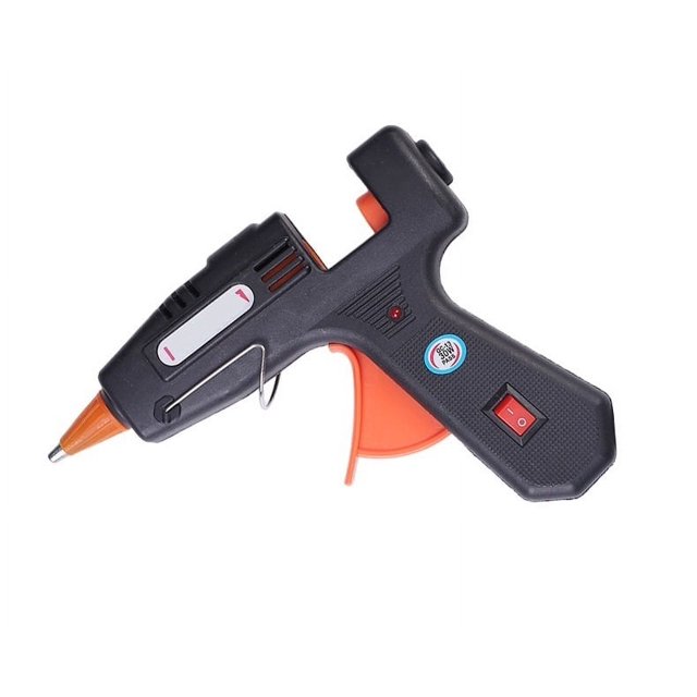 (3 Pcs) Pistolet à Colle Chaude Mini 30W Multicolore en Option pour Artisanat École Bricolage Arts Maison Réparations Rapides, Préchauffage Rapide