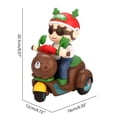thumbnail image 5 of Zeiwohndc Electric Motorcycle Stunt Tricycle Toy Kids Babies Easter Gift Musical Vehicle, 5 of 11