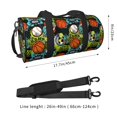 thumbnail image 4 of Fotbe Balls Pattern Foldable Sports Gym Bag with Wet Dry Pocket, Ultralight Travel Bag, Large Capacity Duffel Bag, Splash Proof Carry on Bag, Overnight Bag, Weekender Bag, 4 of 8