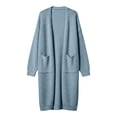 thumbnail image 5 of BUIGTTKLOP Cardigan Sweaters for Women Oversized Open Front Long Sleeve Lightweight Coat Sweater with Pockets, 5 of 8