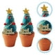 thumbnail image 2 of GOOHOCHY 2pcs mini árbol de Navidad mini casa decoración navideña mini accesorio de casa, 2 of 7