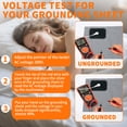 thumbnail image 4 of Debonair Grounding Sheets,90% Organic Cotton + 10% Pure Silver Fiber, Grounding Bed Sheets with Grounding Cord for Healthy Sleep Therapy for Adults,Gray, 4 of 8