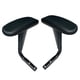 thumbnail image 5 of Par de reposabrazos de repuesto para silla, 2 unidades, elevación suave, accesorios reutilizables. Negro Liso, 5 of 9