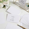thumbnail image 3 of 50Pcs Blank Index Cards White Cardstock Paper Heavy Weight Thick Bulk Rectangle Double Side Unlined Greeting Note CardsDIY, 3 of 6