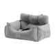 thumbnail image 2 of PORTULARIO DE COCHE DE PERRO SOFT CONFORTE COMPLETO ASIENTO ASIENTO ASIENTO ASIENTO DE ARMADA DE CARA DE ARMADA CASA GRIS 50X45X36CM Sunnimix Portadoras de asiento de coche, 2 of 8