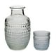 thumbnail image 3 of Jarra de Vidrio con Vaso, Diseño Círculos con Textura en Relieve, Mesa de Noche, Perfecto para Agua, Jugos o Infusiones, Capacidad 577 ml/ 207 ml, 3 of 11