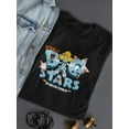 thumbnail image 3 of Big Stars Forever Young Shaped T-Shirt Women -Image by Shutterstock, Female 3X-Large, 3 of 4