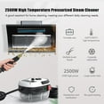 High Pressure Steam Cleaner, 2500W Portable High Temp Bathroom Power