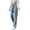 Blue, variant on Brilliant Pull On Jeans for Women Stretch Womens Straight Leg Jeans Women's Casual Pants Hight Waist Distressed Straight Denim Jeans Vintage Trouser Clearance Clothes under $5.00
