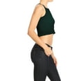 thumbnail image 4 of Women's Ribbed Knit Shirt Summer Basic Sleeveless Cami Crop Top, 4 of 6