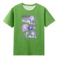 thumbnail image 2 of Moonsky Camisetas pop Hunt-ers de manga corta, jersey con estampado HUNTR/X, camisetas de verano, camisetas casuales holgadas para niñas, ropa gráfica Verde 140, 2 of 4
