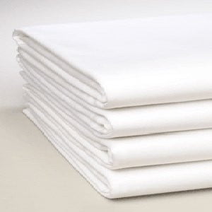 1 new white queen size hotel fitted sheet 60x80x12 200 threadcount 100% cotton 
