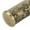 thumbnail image 3 of Embossed Bronze Metal Tube Container Weatherproof Portable Storage Capsule for Camping Gear Heavy Duty Protective Travel Cylinder Case 18 x 9 Inches / 45.7 x 22.8 cm, 3 of 9